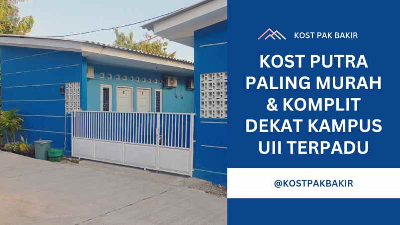 kost pak bakir ngangkruk kost putra dekat kampus uii