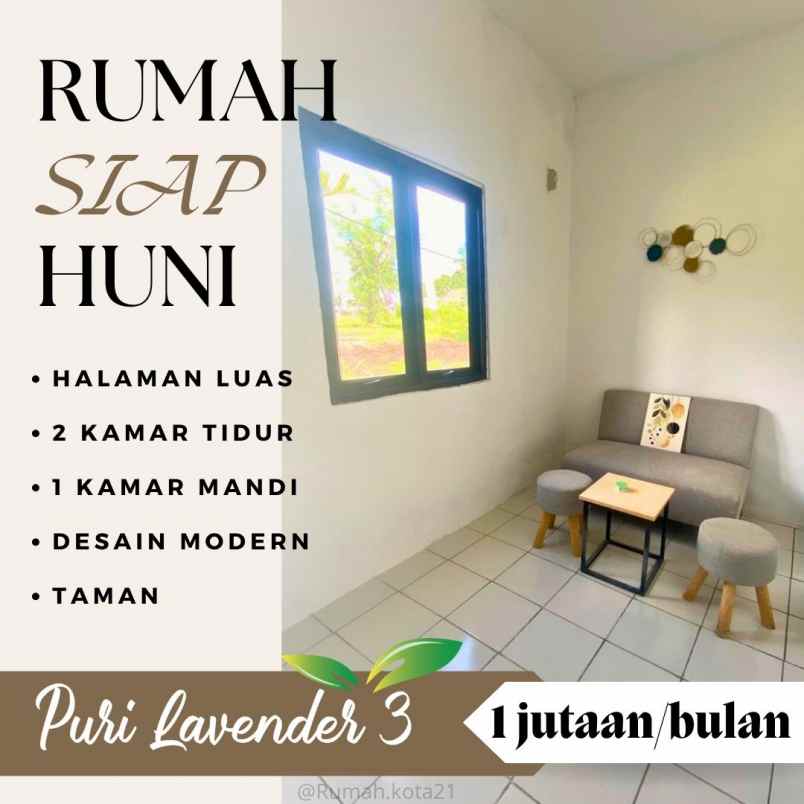 kpr rumah subsidi 1 jutaan puri lavender 3 bogor