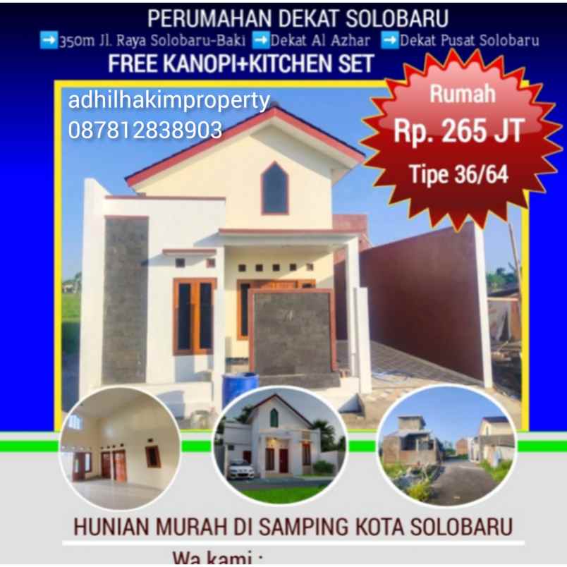 promo rumah barat solobaru menuran baki