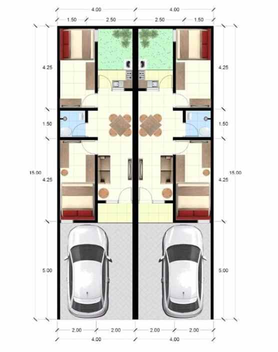 rumah baru 1 lantai puri 88 wiguna tengah siap huni