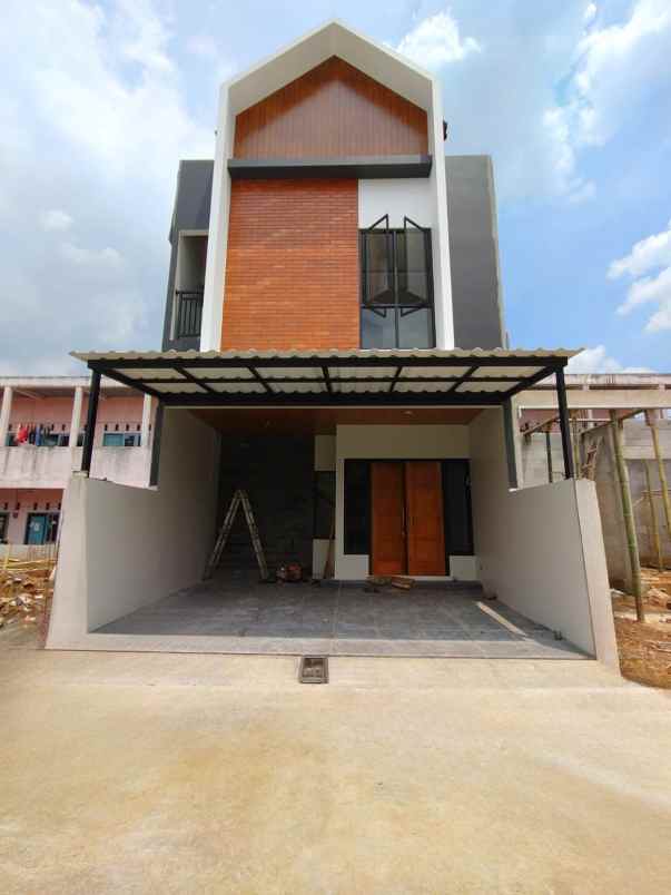 rumah baru design scandinavian di bambu apus jaktim