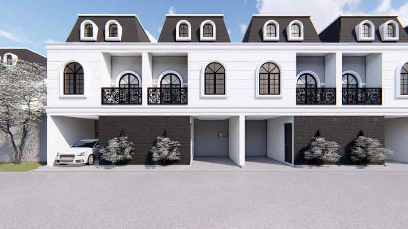 rumah desain eropa auri gas alam cimanggis depok