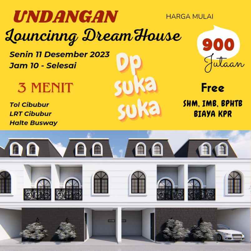 rumah desain eropa auri gas alam cimanggis depok