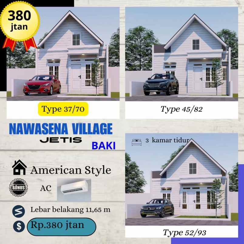 rumah gaya eropa jetis baki sukoharjo