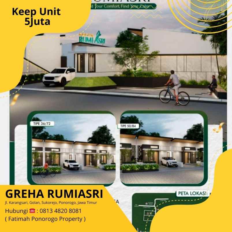 rumah minimalis dan asri di ponorogo
