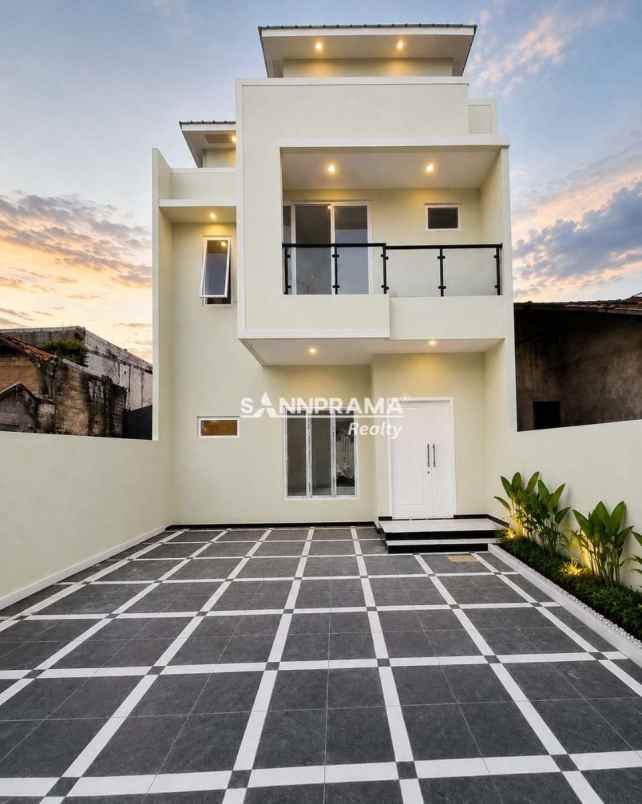 rumah modern tropis di mampang depok