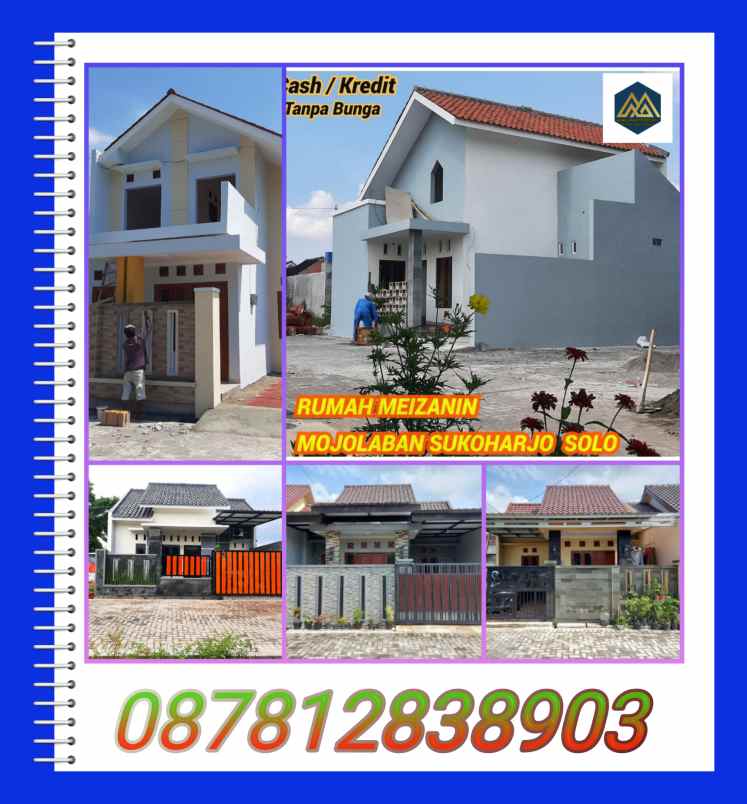 rumah murah gadingan mojolaban dekat solo