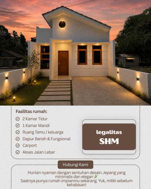 rumah nyaman aman di area berkembang jogja solo