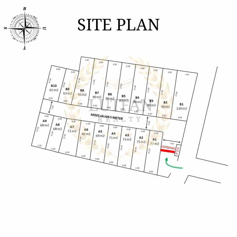 rumah skandinavian dalam cluster dekat tol brigift