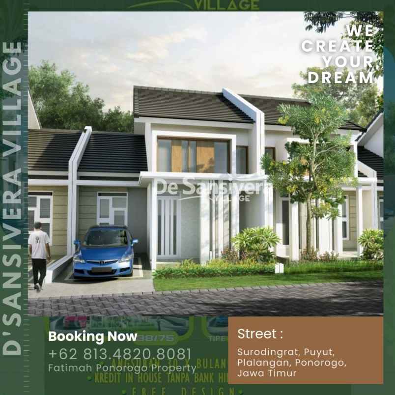 rumah syariah minimalis 1lantai ponorogo