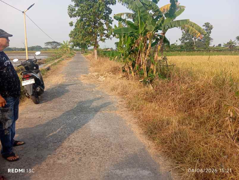 tanah 3300m2 muka 20 meter dekat wisata janti klaten