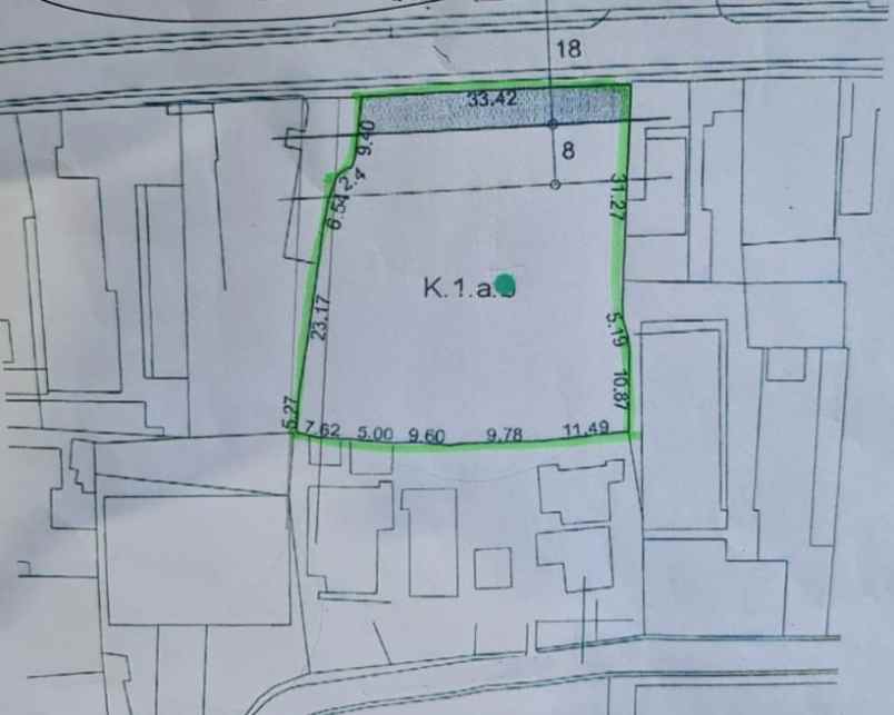 tanah hgb hadap utara didaerah jakarta selatan