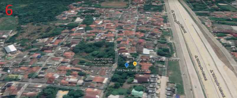 tanah jl andara dalam blok no