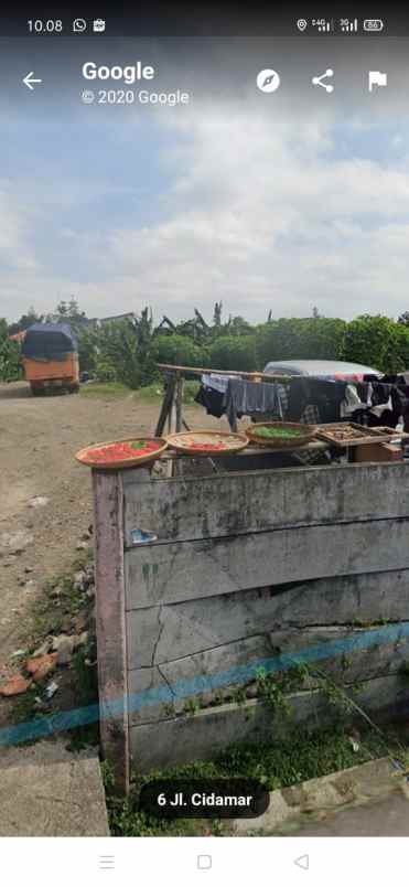 tanah jl cidamar gunung batu
