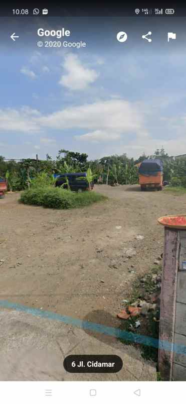 tanah jl cidamar gunung batu