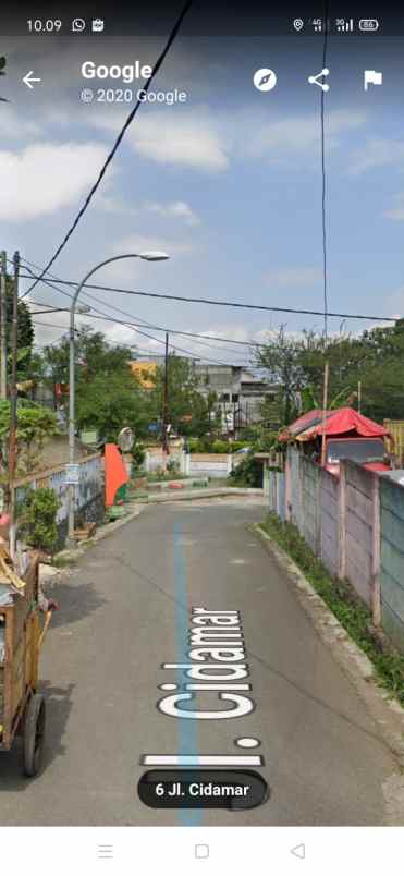 tanah jl cidamar gunung batu