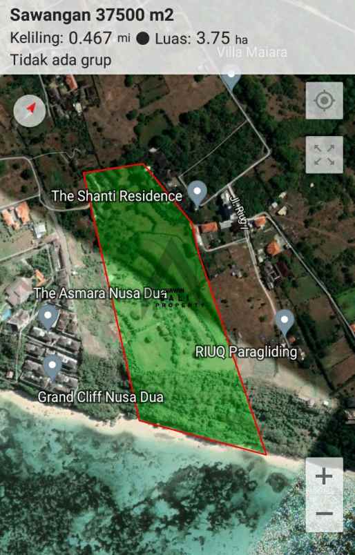 tanah jl raya nusa dua selatan