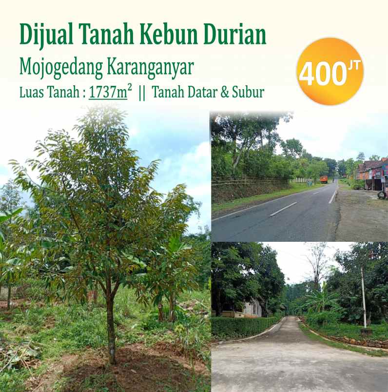 tanah mojogedang karanganyar