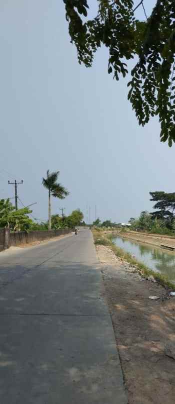 tanah pemancingan pinggir jalan raya kasemen