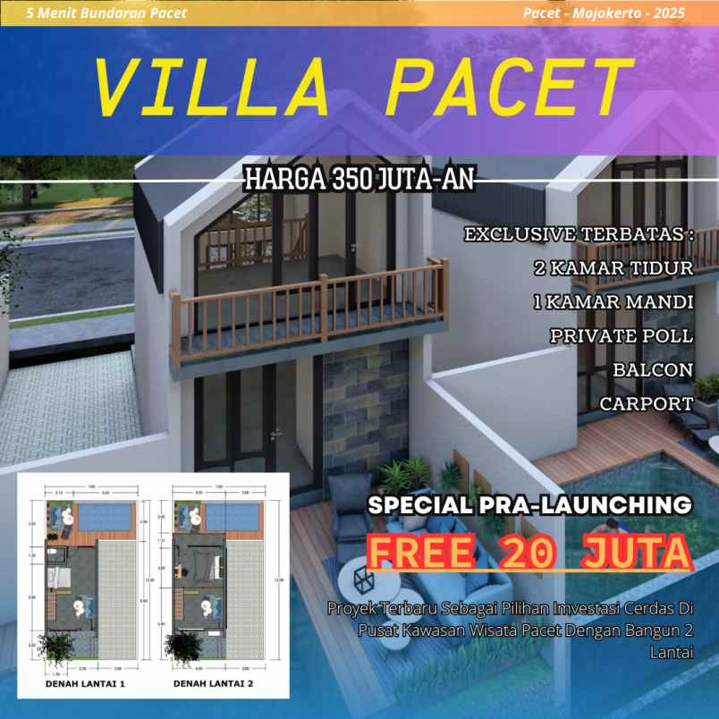 villa pacet free shm new cluster
