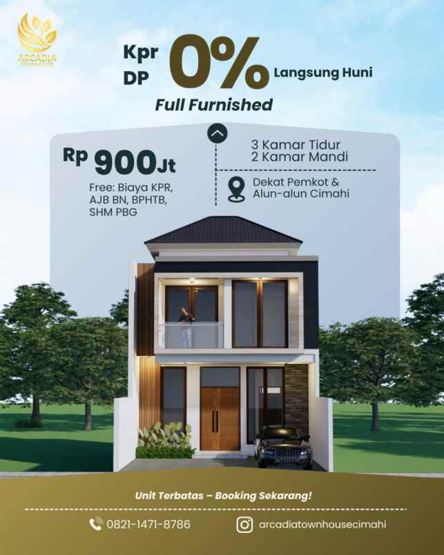 arcadia town house cimahi