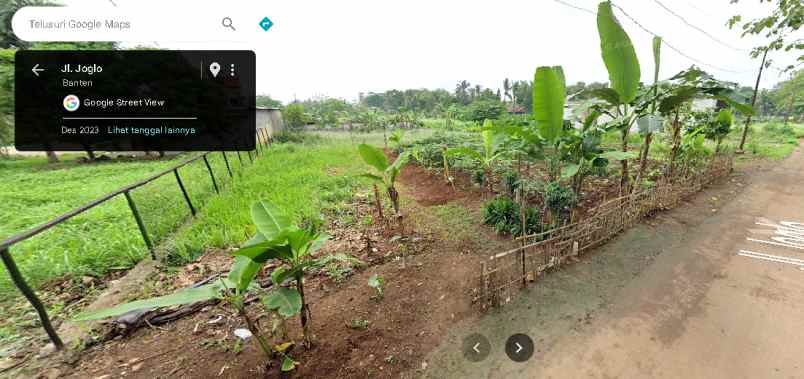 dijual 2 dua kavling tanah darat