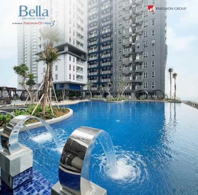 dijual apartemen pakuwon city mall tower bella