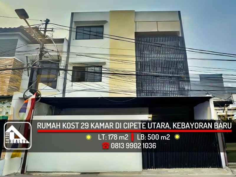 dijual kost cipete utara kebayoran