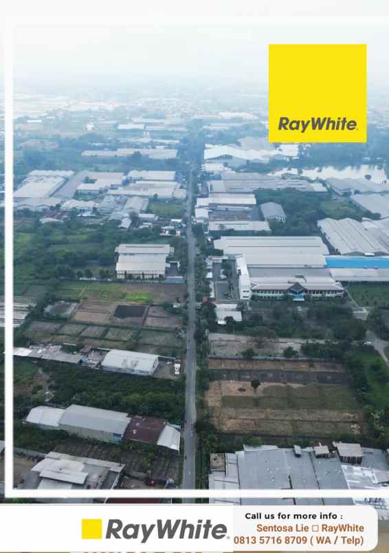 dijual ruko gudang kantor jalan kepatihan industri
