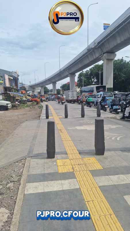 dijual ruko gudang kantor jalan raya bekasi cakung barat