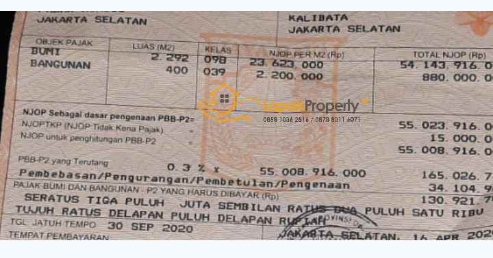 dijual ruko gudang kantor jl raya pasar minggu