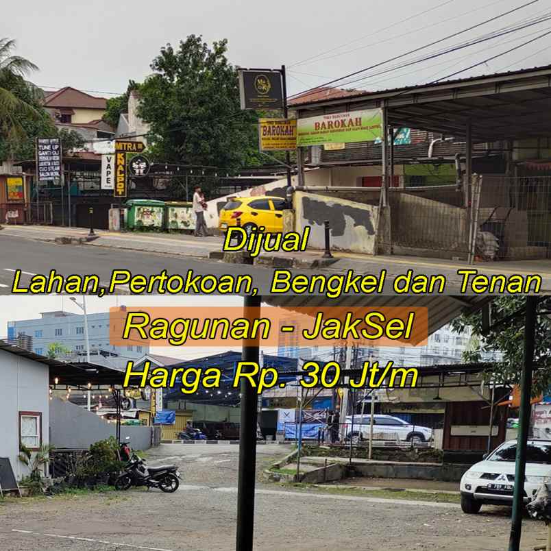 dijual ruko gudang kantor jl raya ragunan no 98 rt