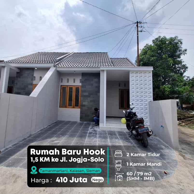 dijual rumah 1 5 km ke jl jogja solo