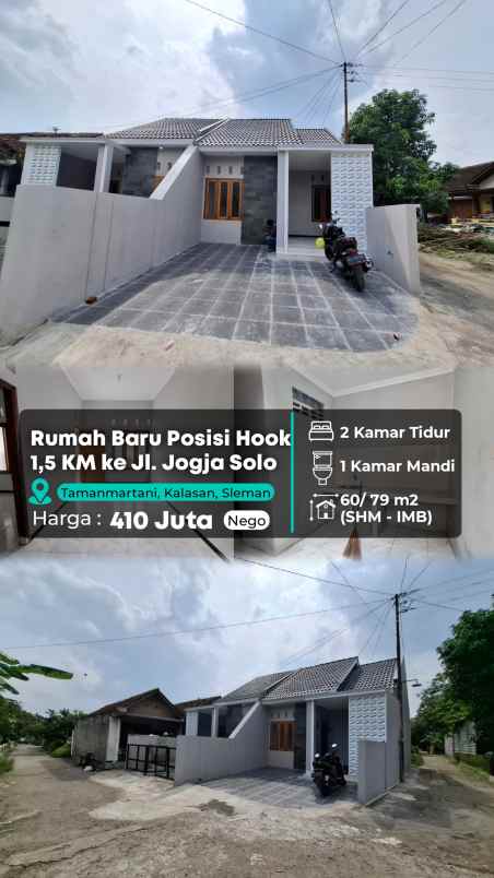 dijual rumah 1 5 km ke jl jogja solo