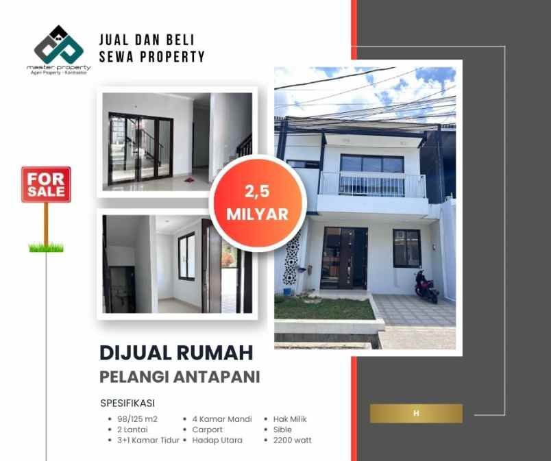 dijual rumah antapani