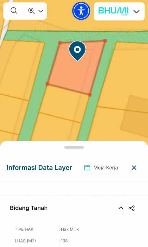 dijual rumah barat unisa