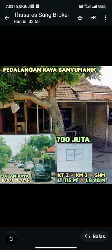 dijual rumah di pedalangan raya banyumanik semarang