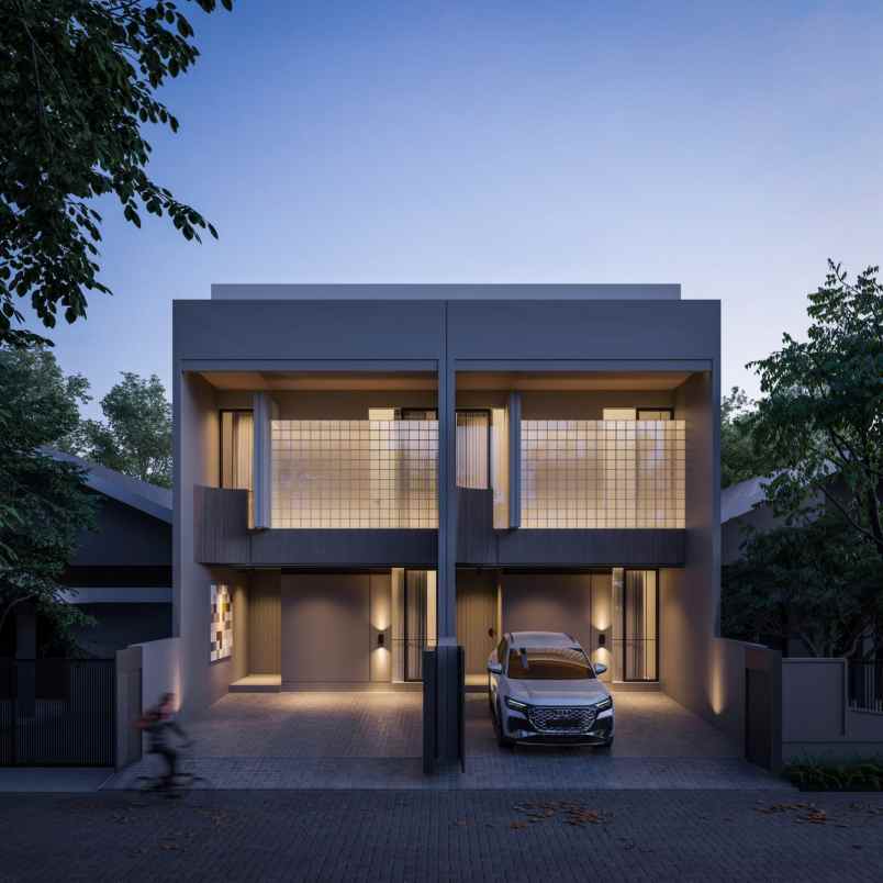 dijual rumah di sutorejo tengah modern minimalis