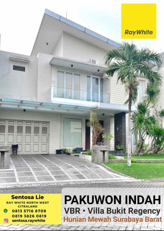 dijual rumah jalan pakuwon indah