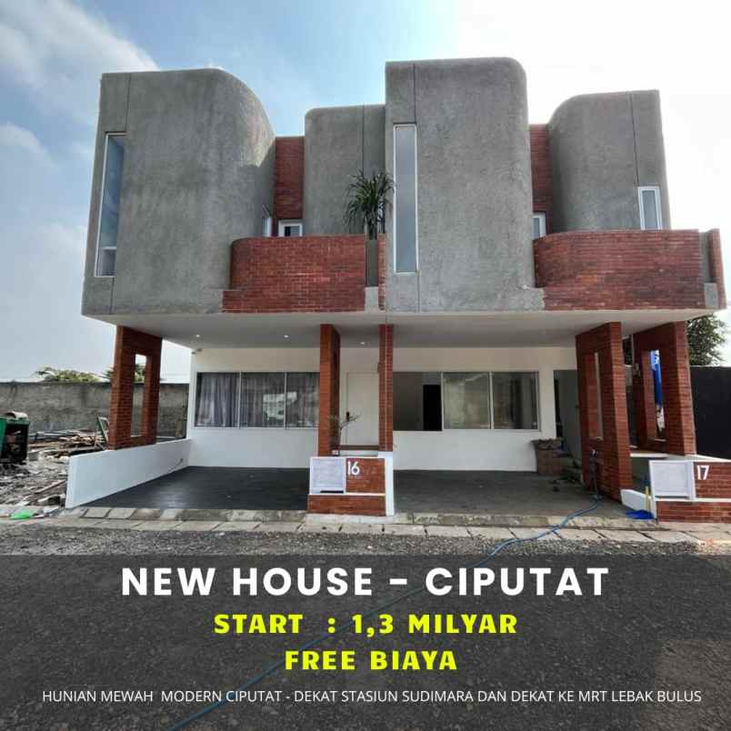 dijual rumah jalan raya bintaro ciputat
