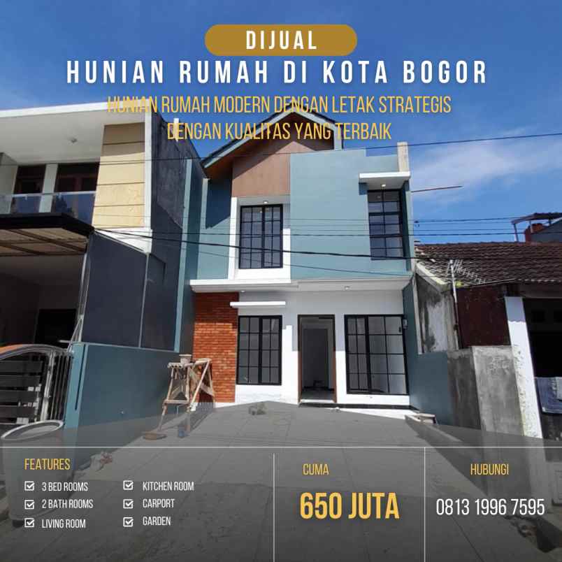 dijual rumah jalan raya kencana