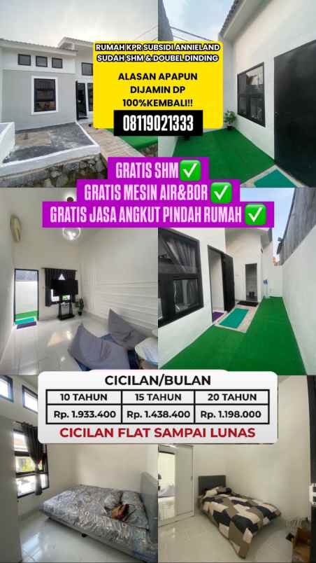 dijual rumah jalan raya megu cisoka