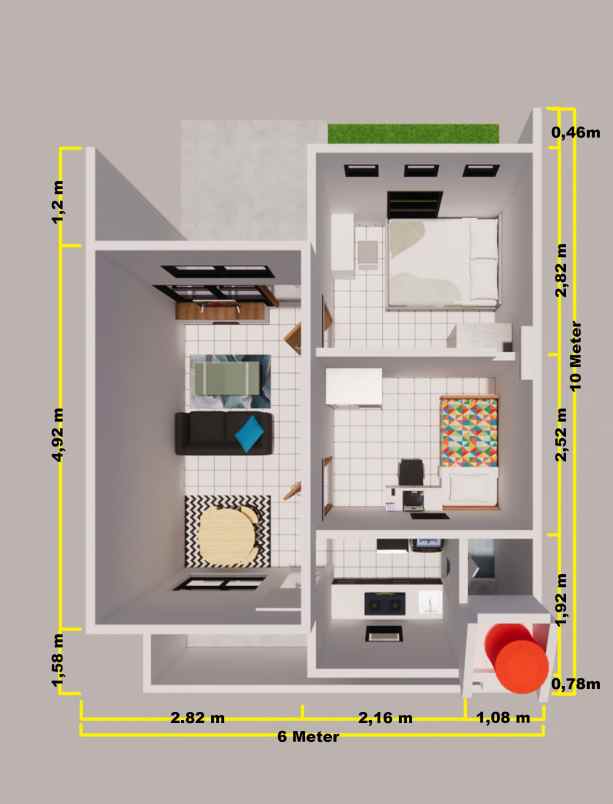 dijual rumah jaln raya megu cisoka
