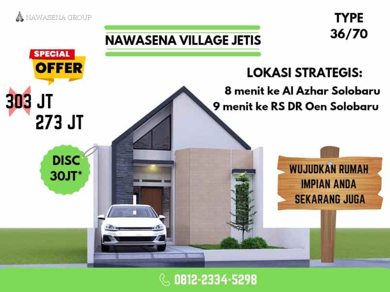 dijual rumah jetis baki sukoharjo