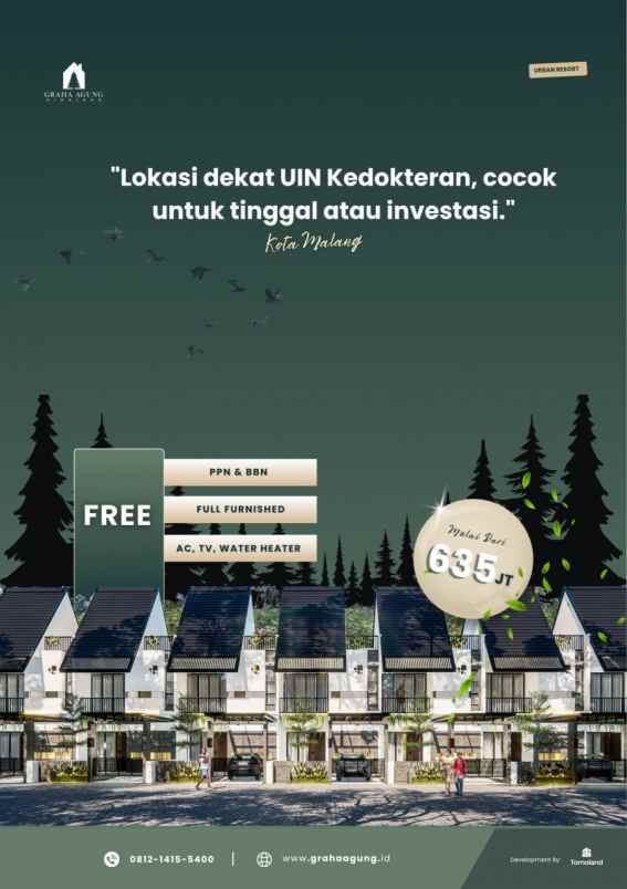 dijual rumah jl chili joyogrand blok