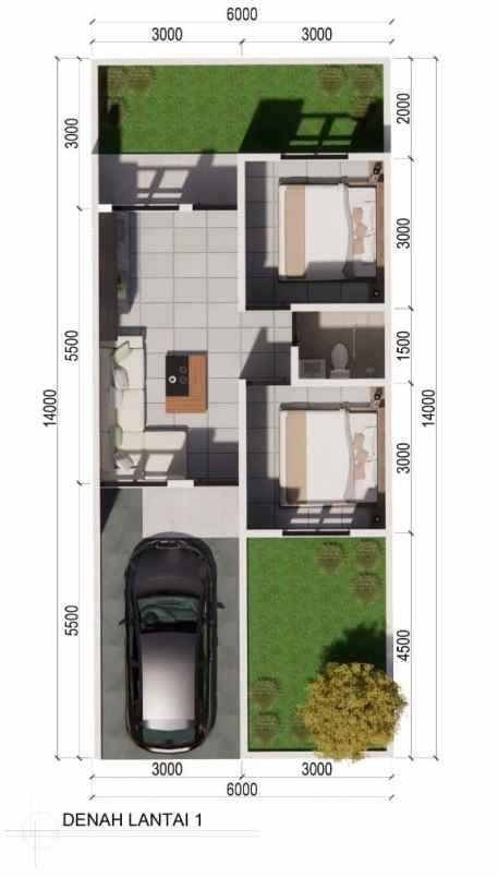 dijual rumah jl karya jaya gg eka jaya