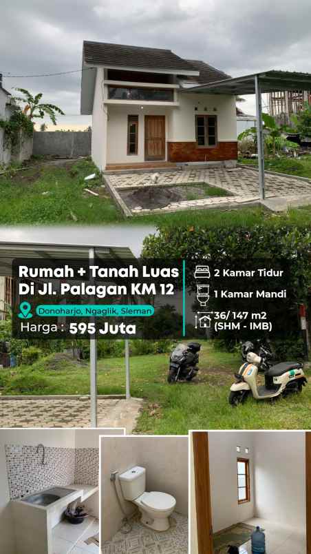 dijual rumah jl palagan km 12