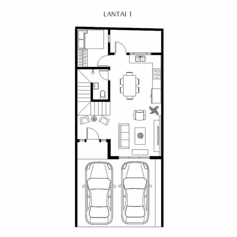 dijual rumah jl sadar jagakarsa jakarta