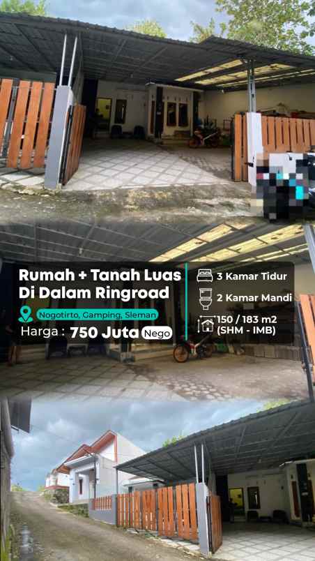 dijual rumah nogotirto