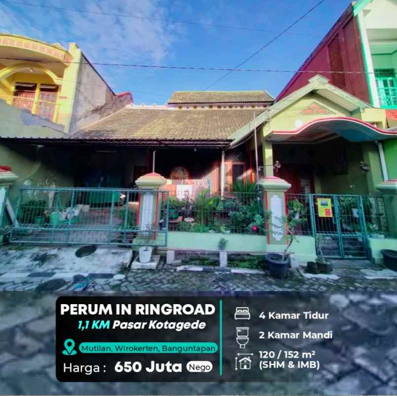 dijual rumah pasar kotagede
